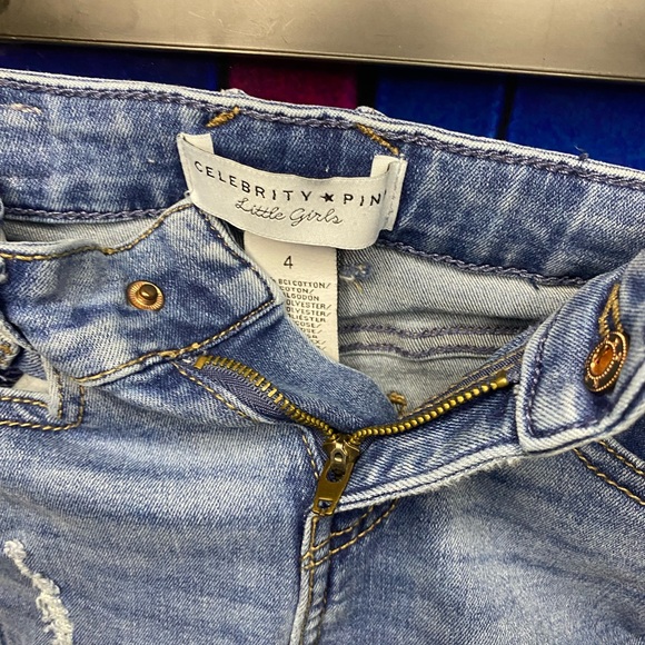 Distressed Girls Jeans - Picture 2 of 3